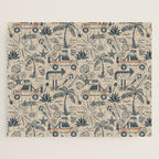 Baja - classic blue and red Jigsaw Puzzle Gallery Image 1