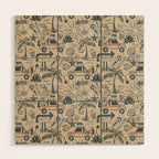 Baja - classic blue and red Wood Wall Art Gallery Image 1