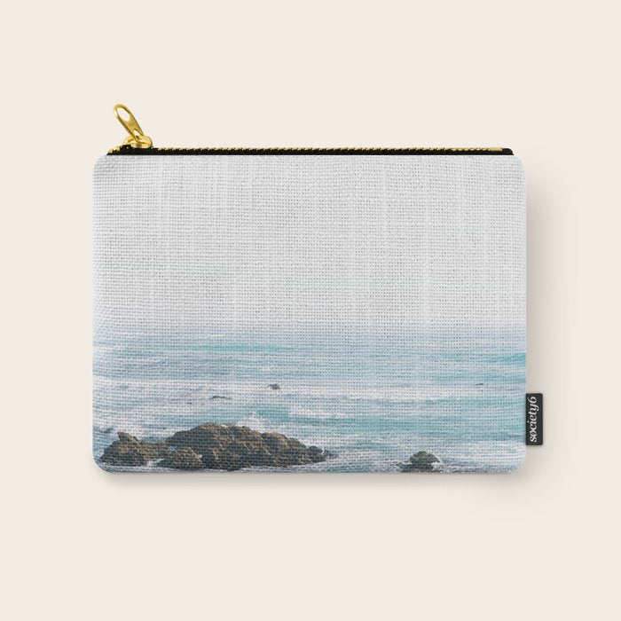 Monterey Coast - Minimalist Ocean Photography Carry All Pouch Gallery Image 1