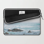 Monterey Coast - Minimalist Ocean Photography Laptop Sleeve Gallery Image 2