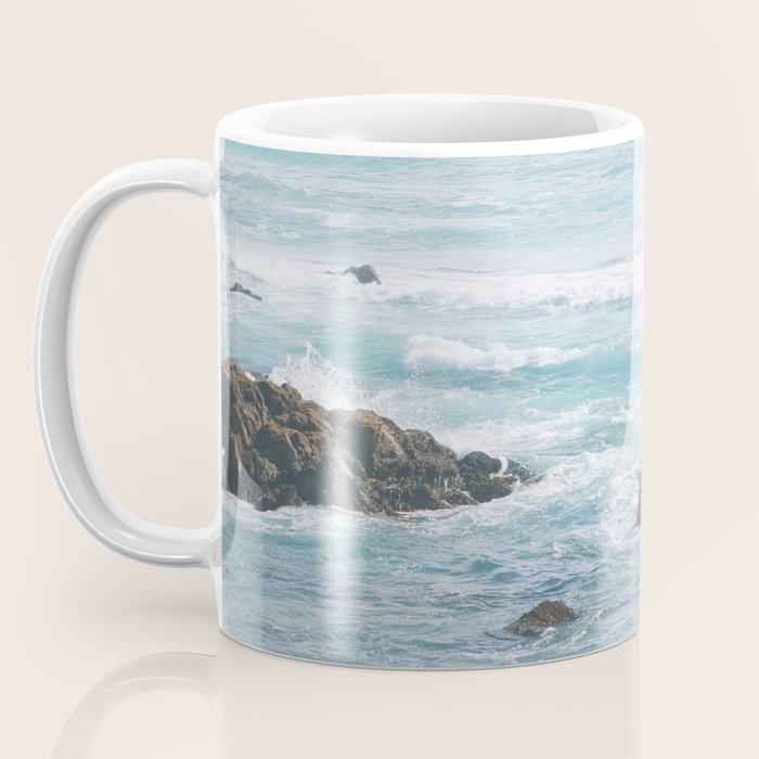 Monterey Coast - Minimalist Ocean Photography Coffee Mug Gallery Image 3