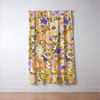 1970s Retro Pattern Window Curtain Gallery Image 3