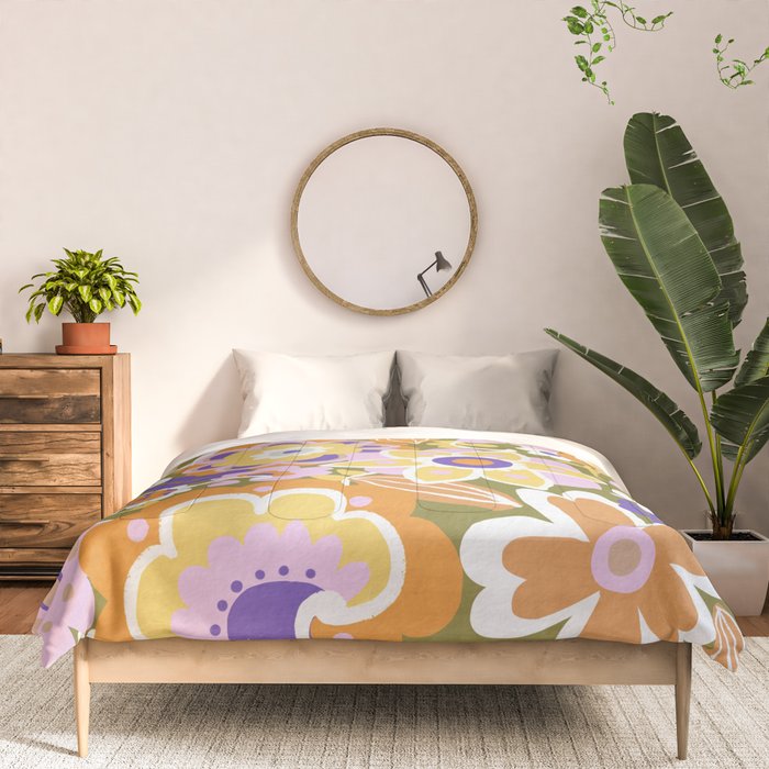 1970s Retro Pattern Comforter Gallery Image 3