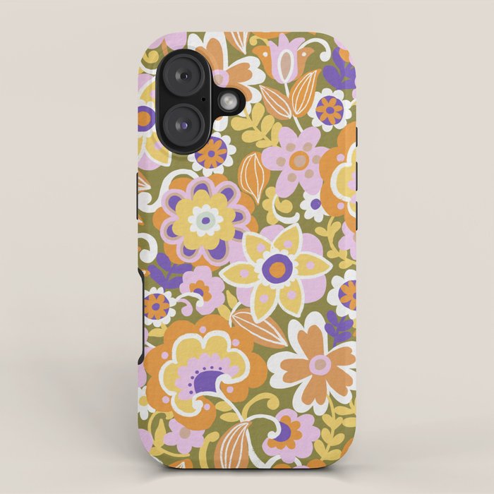 1970s Retro Pattern iPhone Case Gallery Image 1