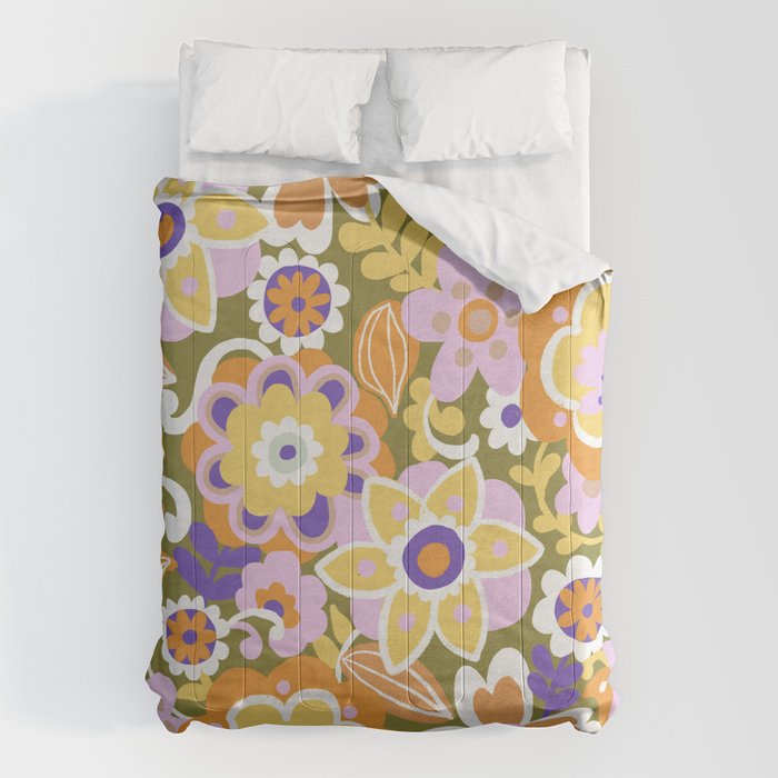1970s Retro Pattern Comforter Gallery Image 6