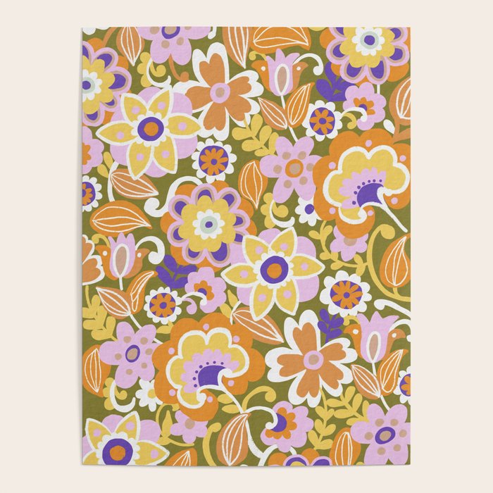 1970s Retro Pattern Poster Gallery Image 4