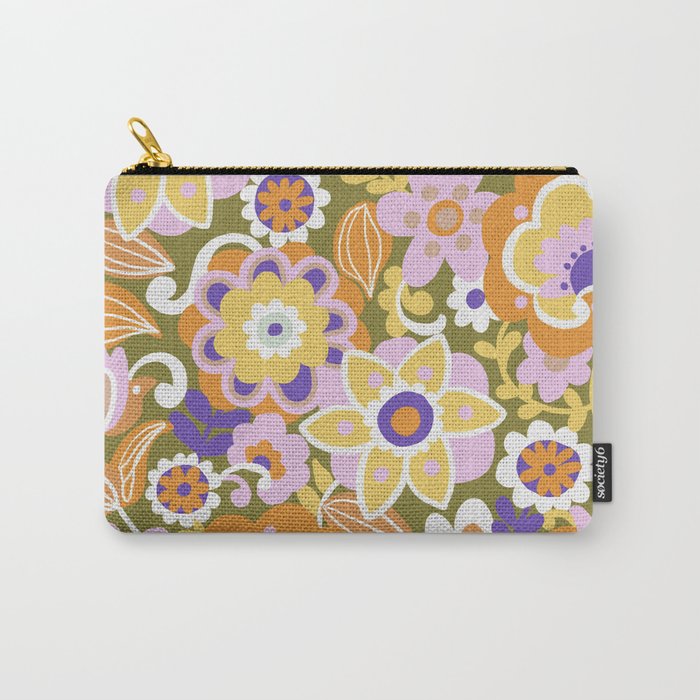 1970s Retro Pattern Carry All Pouch Gallery Image 1