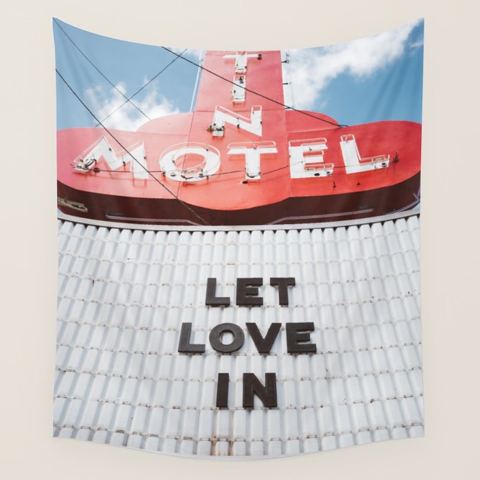 Let Love In Wall Tapestry Gallery Image 4