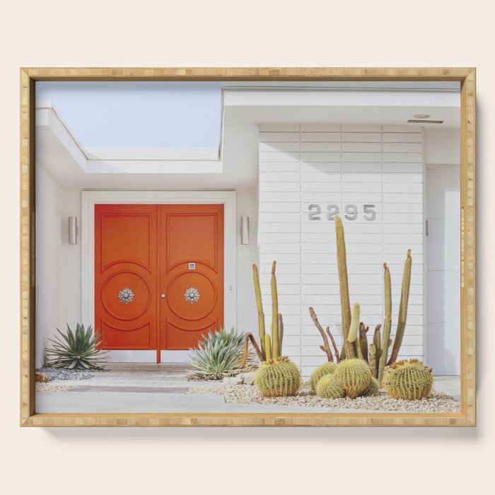 Orange Door in Palm Springs Serving Tray Gallery Image 1