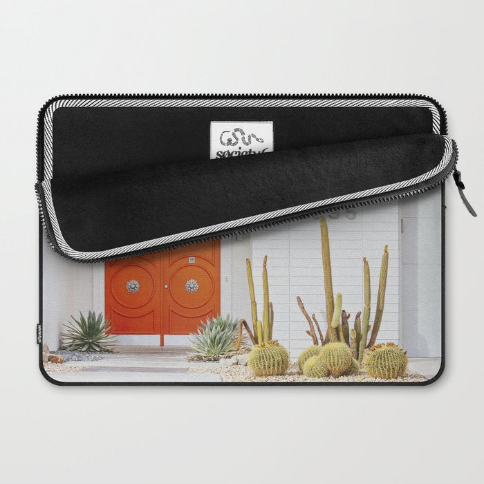 Orange Door in Palm Springs Laptop Sleeve Gallery Image 2