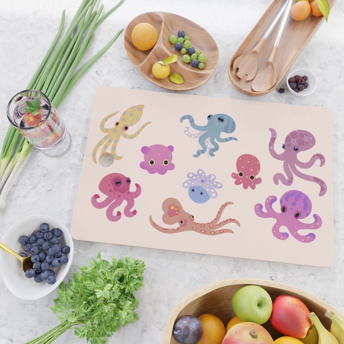 Octopus Cutting Board Gallery Image 2