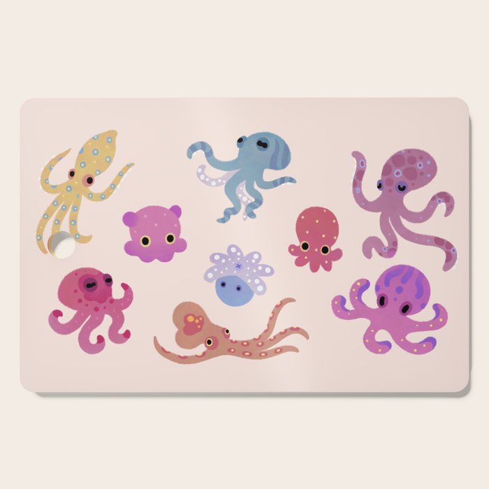 Octopus Cutting Board Gallery Image 1