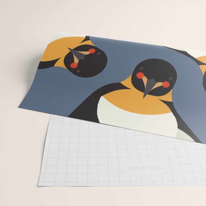 Emperor Penguin, Animal Portrait Wrapping Paper Gallery Image 2