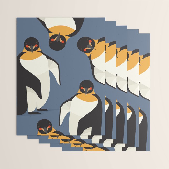 Emperor Penguin, Animal Portrait Wrapping Paper Gallery Image 3