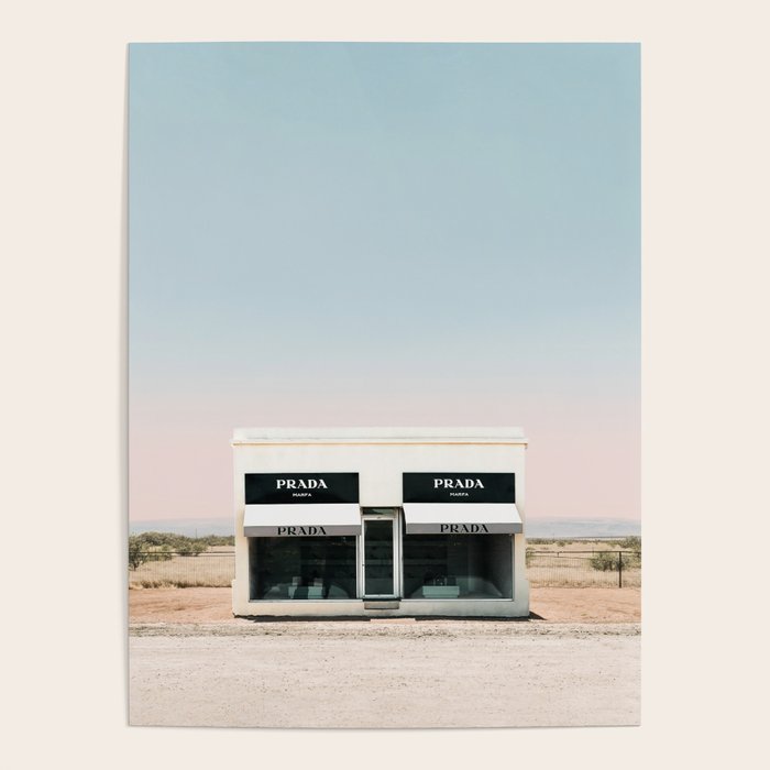Fashion House Marfa Texas Poster