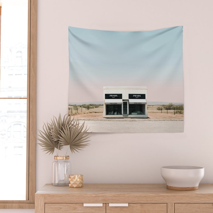 Fashion House Marfa Texas Wall Tapestry Gallery Image 2