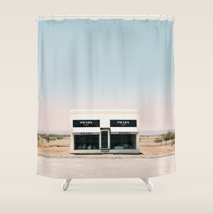 Fashion House Marfa Texas Shower Curtain Gallery Image 1