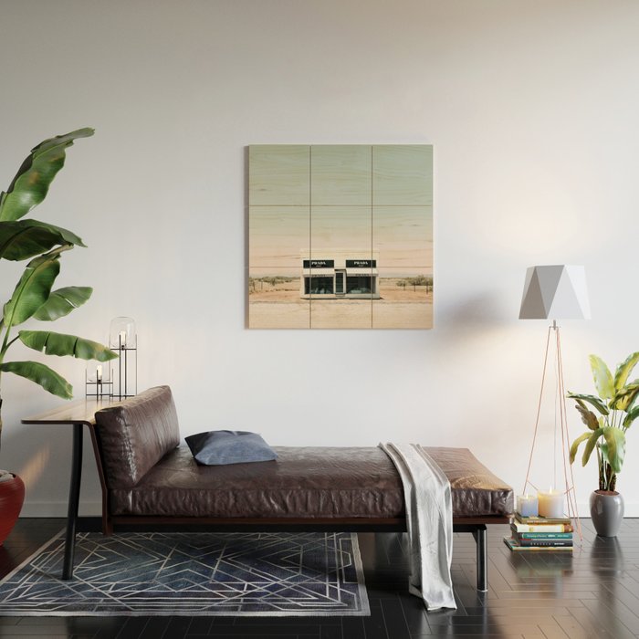 Fashion House Marfa Texas Wood Wall Art Gallery Image 2