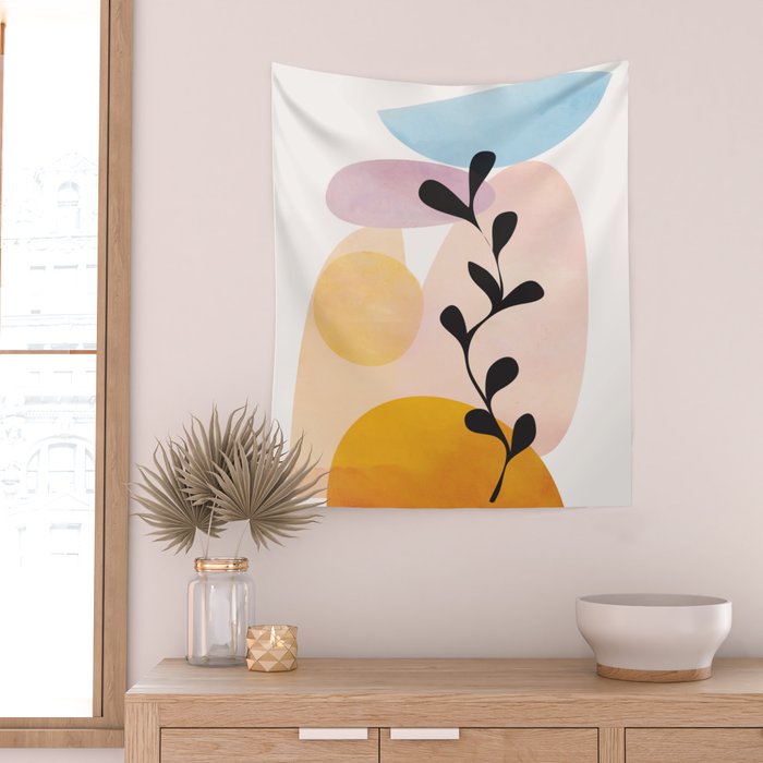 Abstract Shapes14 Wall Tapestry Gallery Image 2