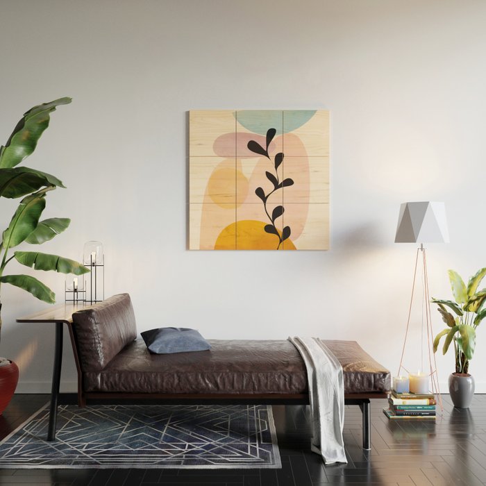 Abstract Shapes14 Wood Wall Art Gallery Image 2