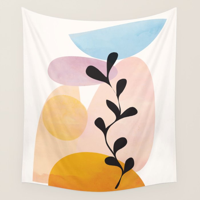 Abstract Shapes14 Wall Tapestry Gallery Image 4