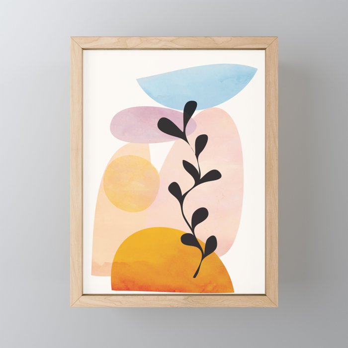 Abstract Shapes14 Mini Art Print Gallery Image 1