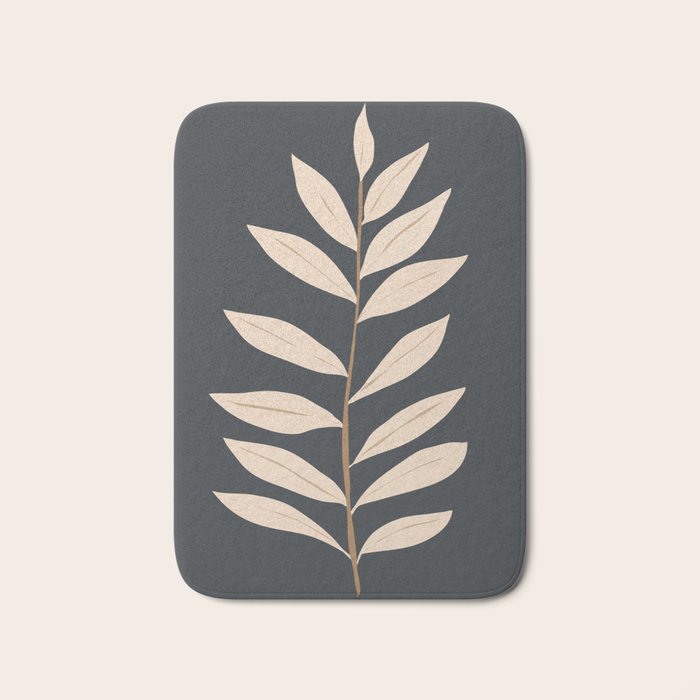 Minimal Art  Plant2 Bath Mat Gallery Image 1