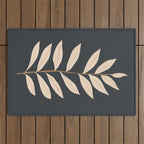 Minimal Art  Plant2 Outdoor Rug Gallery Image 1