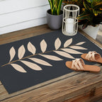 Minimal Art  Plant2 Outdoor Rug Gallery Image 2