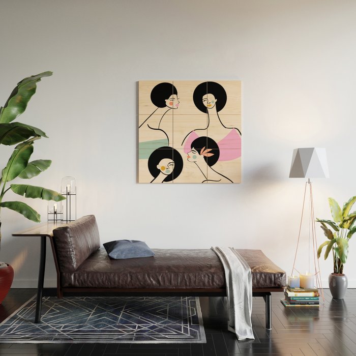 The Ladies Wood Wall Art Gallery Image 2