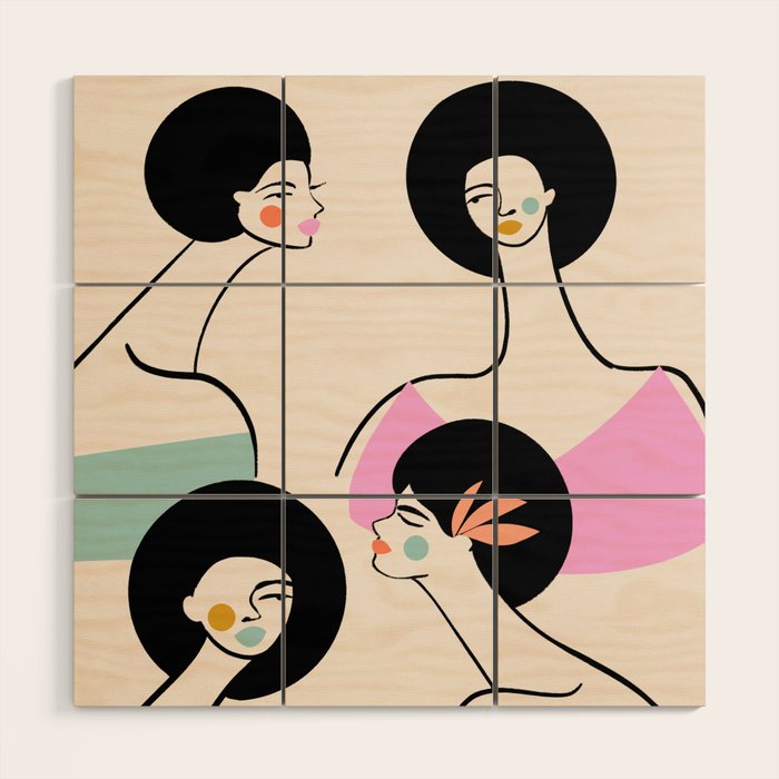 The Ladies Wood Wall Art Gallery Image 1