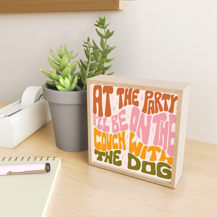 Couch With the Dog Mini Art Print Gallery Image 2