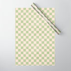 CHECKER - 001 - Sage Wrapping Paper Gallery Image 1