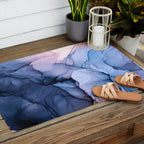 Captivating 1 - Alcohol Ink Painting Outdoor Rug Gallery Image 2
