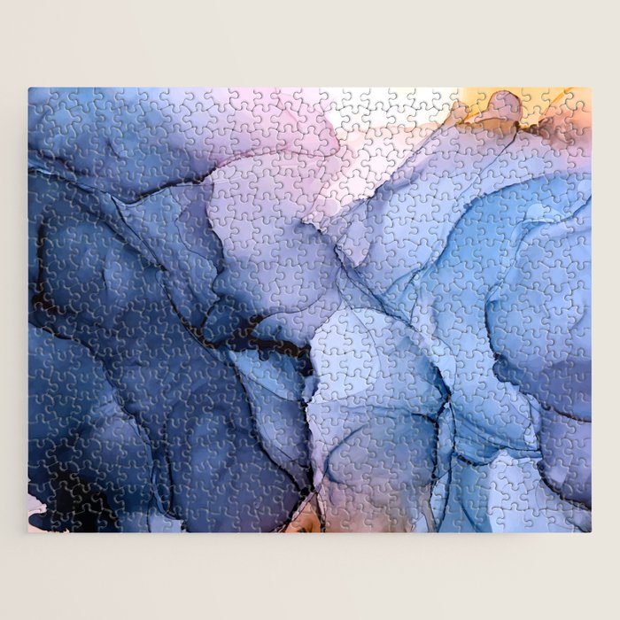 Captivating 1 - Alcohol Ink Painting Jigsaw Puzzle Gallery Image 1