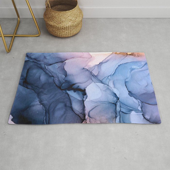 Captivating 1 - Alcohol Ink Painting Rug Gallery Image 1