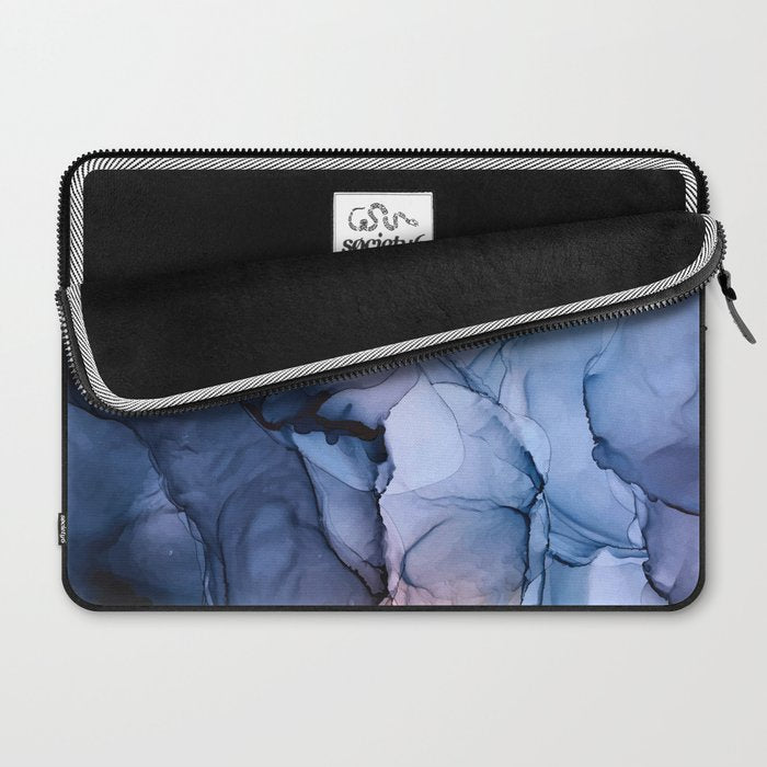 Captivating 1 - Alcohol Ink Painting Laptop Sleeve Gallery Image 2