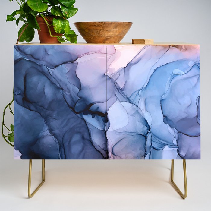Captivating 1 - Alcohol Ink Painting Credenza Gallery Image 1