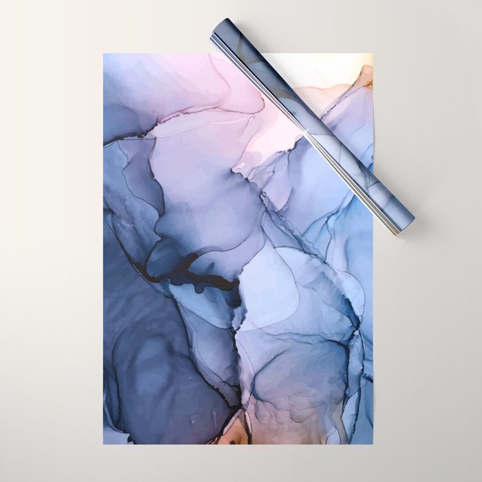 Captivating 1 - Alcohol Ink Painting Wrapping Paper Gallery Image 1