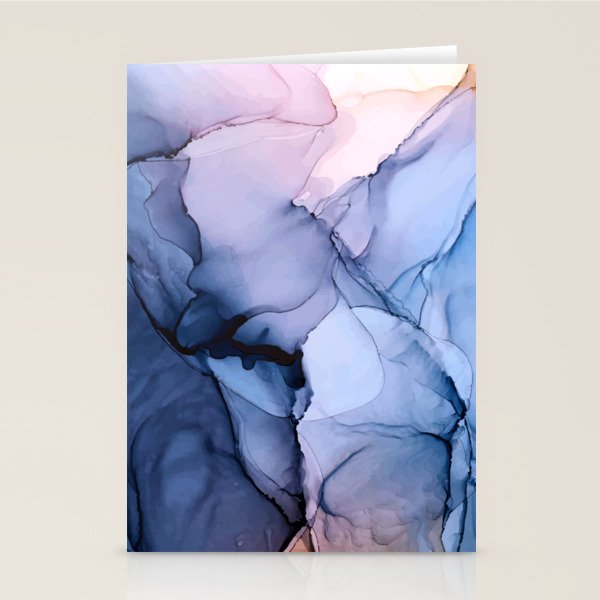 Captivating 1 - Alcohol Ink Painting Stationery Card Gallery Image 2
