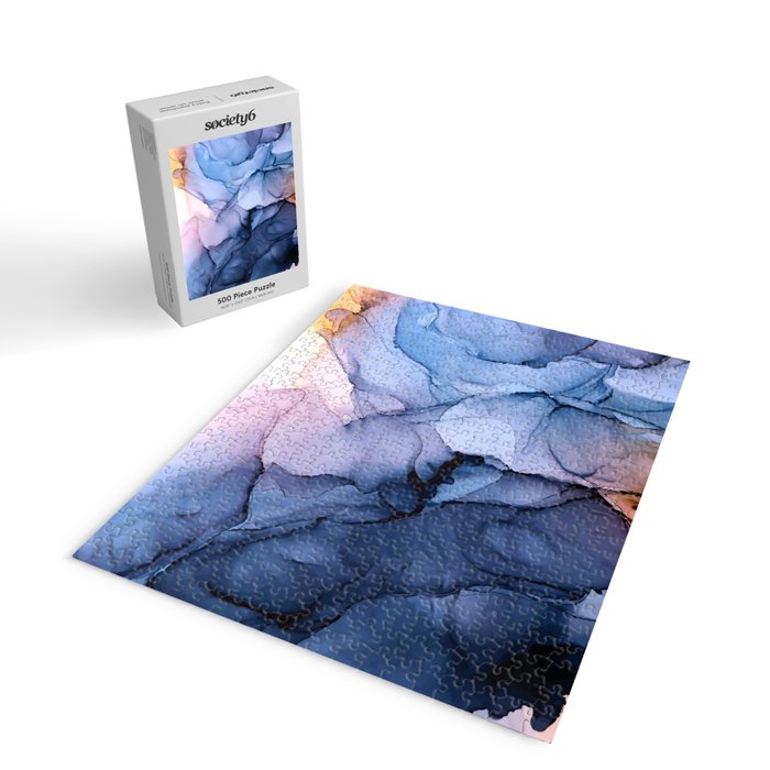 Captivating 1 - Alcohol Ink Painting Jigsaw Puzzle Gallery Image 2