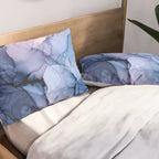 Captivating 1 - Alcohol Ink Painting Pillow Sham Gallery Image 2