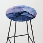 Captivating 1 - Alcohol Ink Painting Stool Gallery Image 2