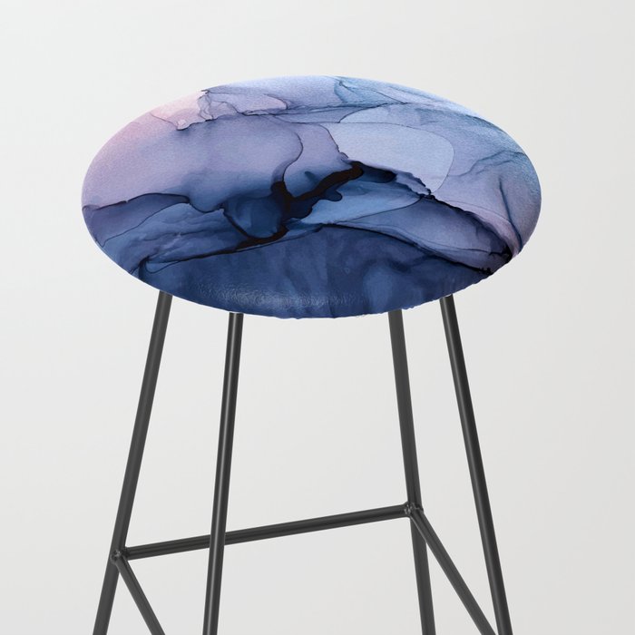 Captivating 1 - Alcohol Ink Painting Stool Gallery Image 2