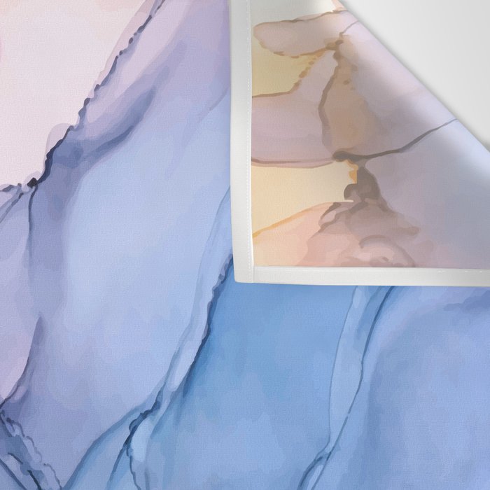Captivating 1 - Alcohol Ink Painting Wall Tapestry Gallery Image 3
