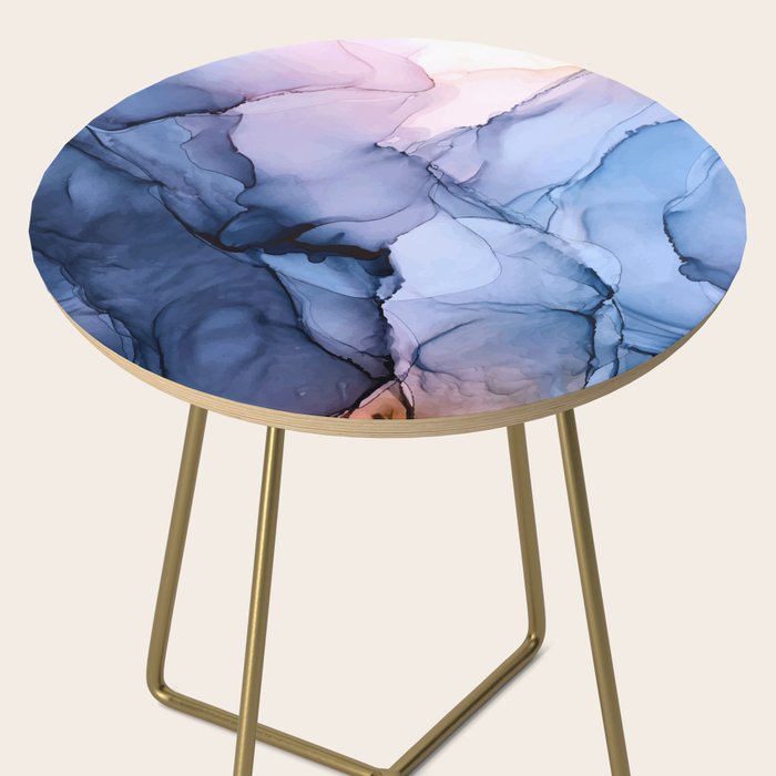 Captivating 1 - Alcohol Ink Painting Side Table Gallery Image 2
