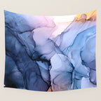 Captivating 1 - Alcohol Ink Painting Wall Tapestry Gallery Image 4