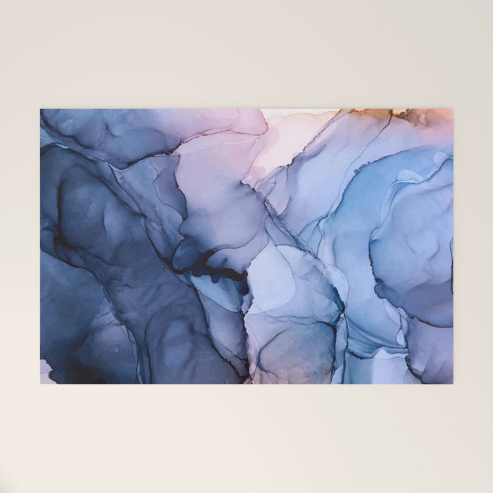 Captivating 1 - Alcohol Ink Painting Welcome Mat Gallery Image 1