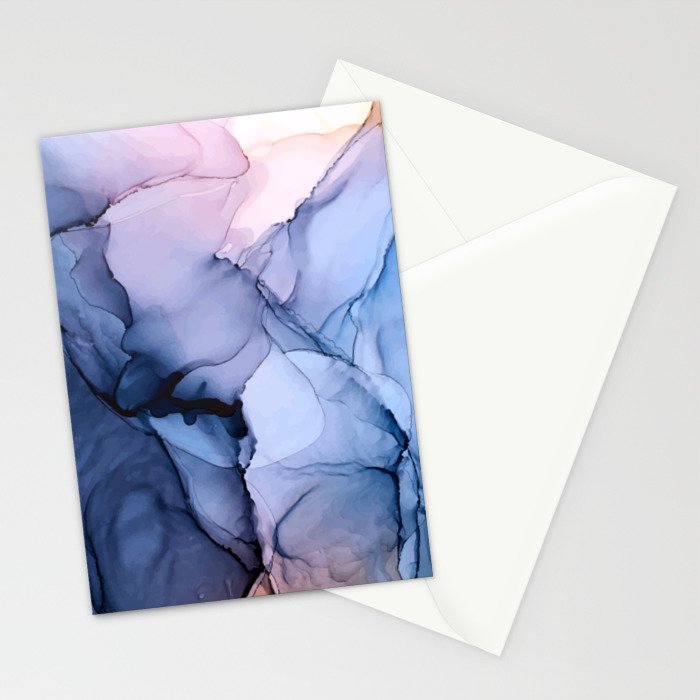 Captivating 1 - Alcohol Ink Painting Stationery Card Gallery Image 2