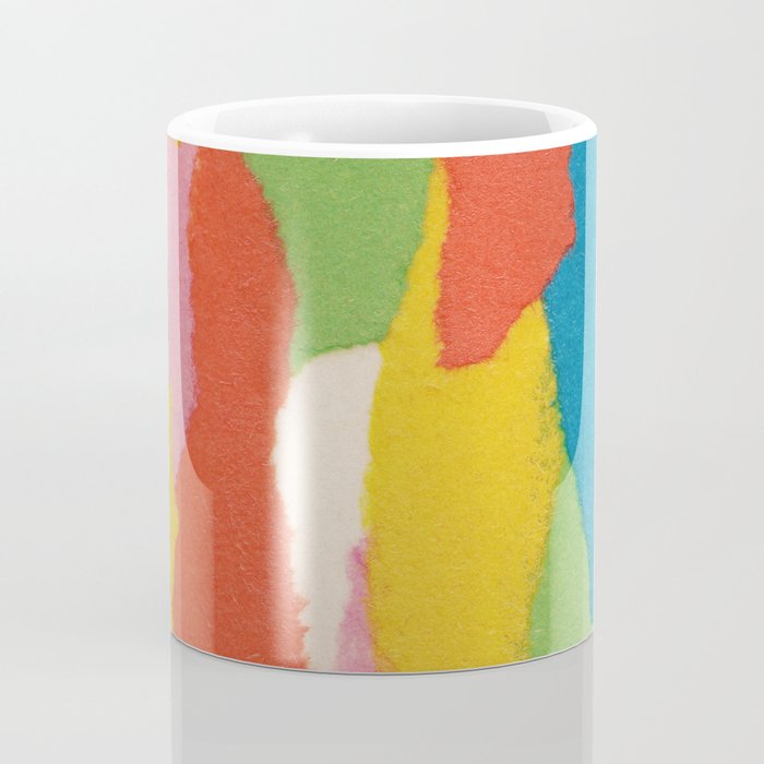 Colorful Paper Collage #1 Coffee Mug Gallery Image 4